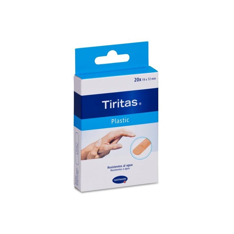 Tiritas Plastic Apósito Adhesivo 20 Unidades 72 mm x 19 mm