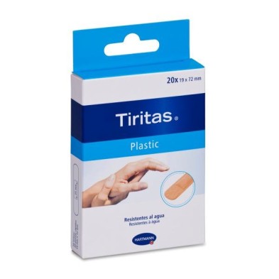 Tiritas Plastic Apósito Adhesivo 20 Unidades 72 mm x 19 mm