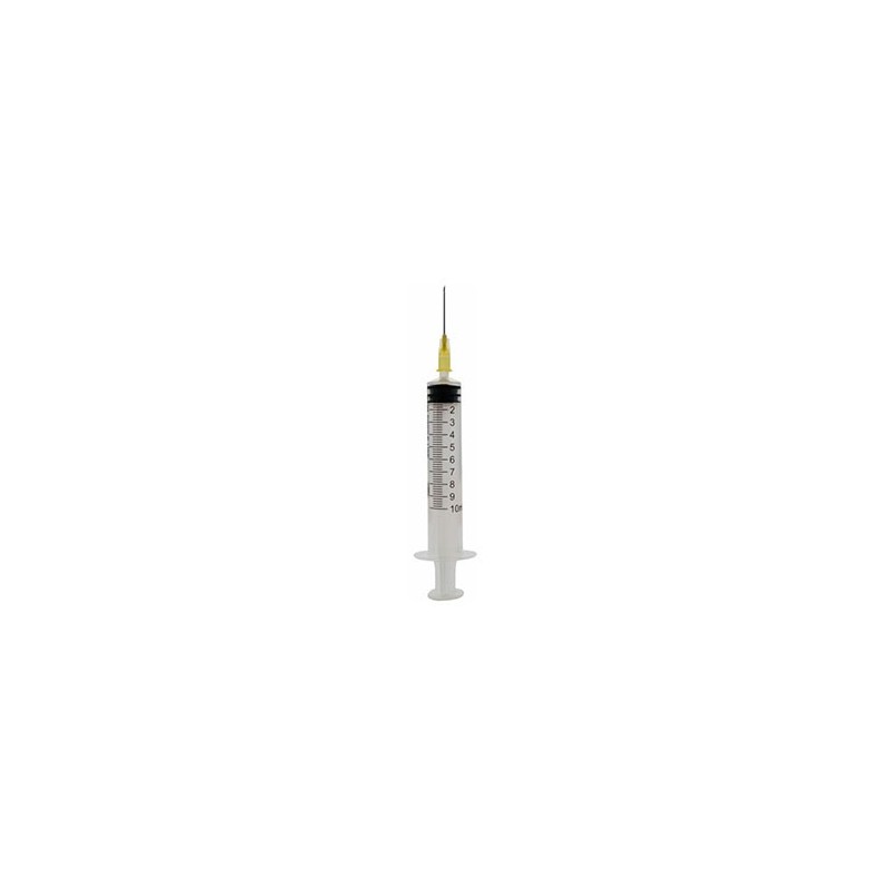 Jeringa de Tres Cuerpos con Aguja icoplus3 10 ml Central a:0,9 x 25 mm g20 100 Unidades