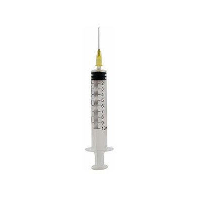 Jeringa de Tres Cuerpos con Aguja icoplus3 10 ml Central a:0,9 x 25 mm g20 100 Unidades
