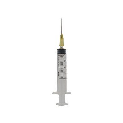 Jeringa de Tres Cuerpos con Aguja icoplus3 5 ml g20 a:0,9 x 25 mm 100 Unidades