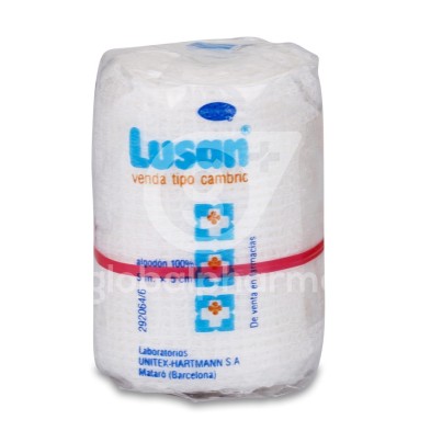 Venda de Gasa Hidrofila Cambric Lusan 1 Unidad 5 x 5
