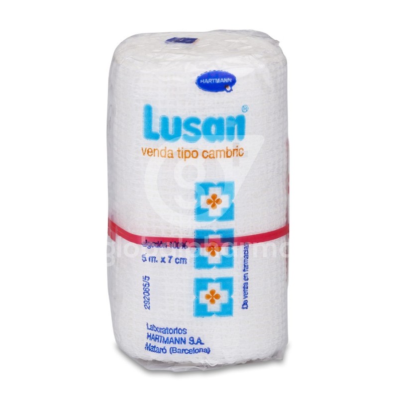 Venda de Gasa Hidrofila Cambric Lusan 1 Unidad 5 x 7