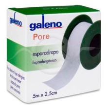 Esparadrapo Hipoalergico Galeno Pore 1 Unidad 5 m x 2,5 cm