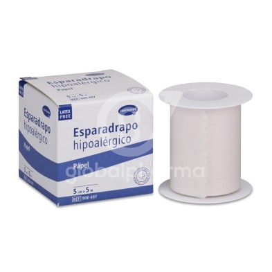 Esparadrapo Hipoalergico Hartmann Papel 1 Unidad 5 m x 5 cm