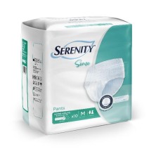 Absorbente Incontinencia Orina Super-noche Anatómico Serenity Sense Pants 80 Unidades Talla Mediana