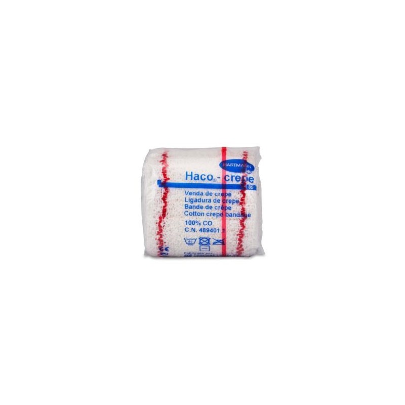 Venda Elastica Crepe Haco-crepe r-85 1 Unidad 4 m x 5 cm