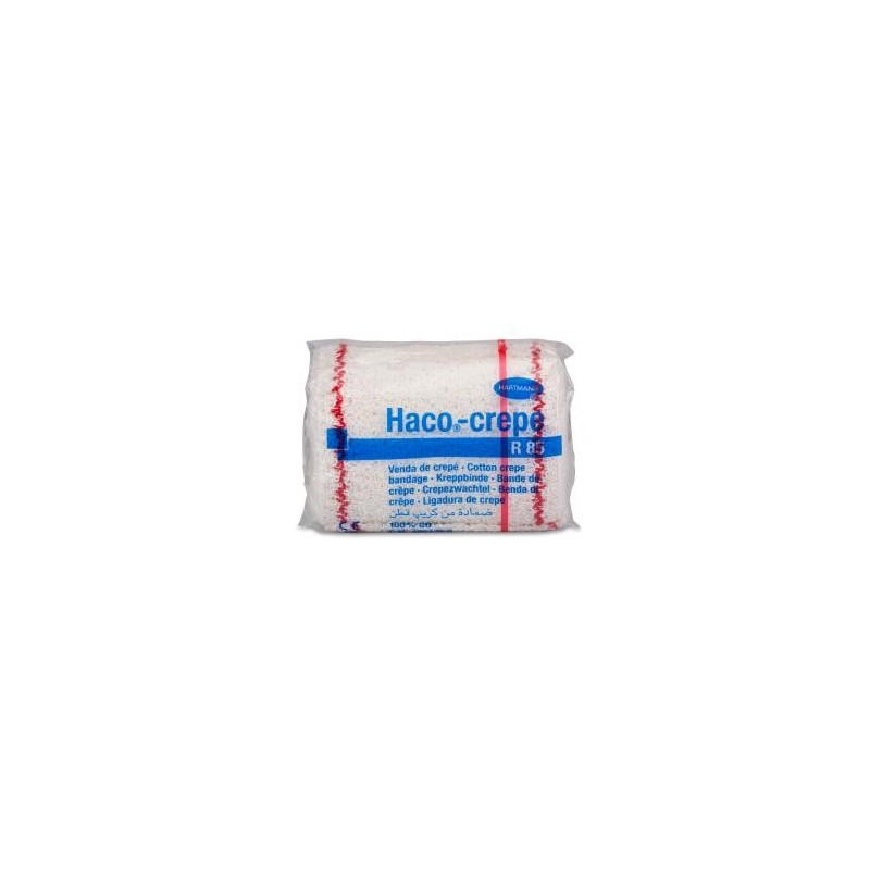 Venda Elastica Crepe Haco-crepe r-85 1 Unidad 4 m x 7 cm