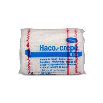 Venda Elastica Crepe Haco-crepe r-85 1 Unidad 4 m x 7 cm