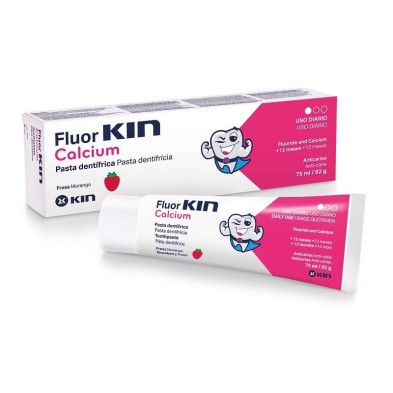 FLUOR KIN CALCIO PASTA DENTIFRICA 75 ML FRESA