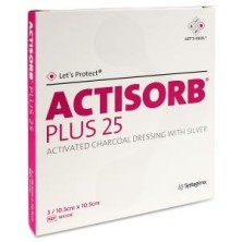 Apósito Estéril Actisorb Plus 25 3 Unidades 10,5 x 10,5 cm