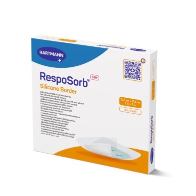 Apósito Estéril Resposorb Silicone Border 3 Unidades 17,5 x 17,5 cm