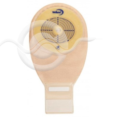 Bolsas Ileostomía de Resina Sintética con Microporo y Filtro Aurum Plus Ileo 30 Unidades Arena Recortables