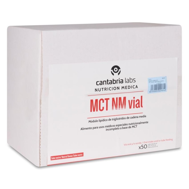 MCT Nm 50 Viales 20 ml Sabor Neutro