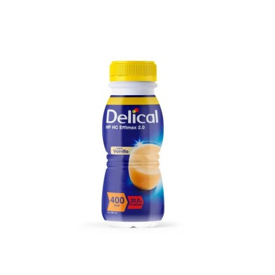 Delical Hp Hc Effimax 2.0 - 24 Botellas 200 ml Sabor Vainilla