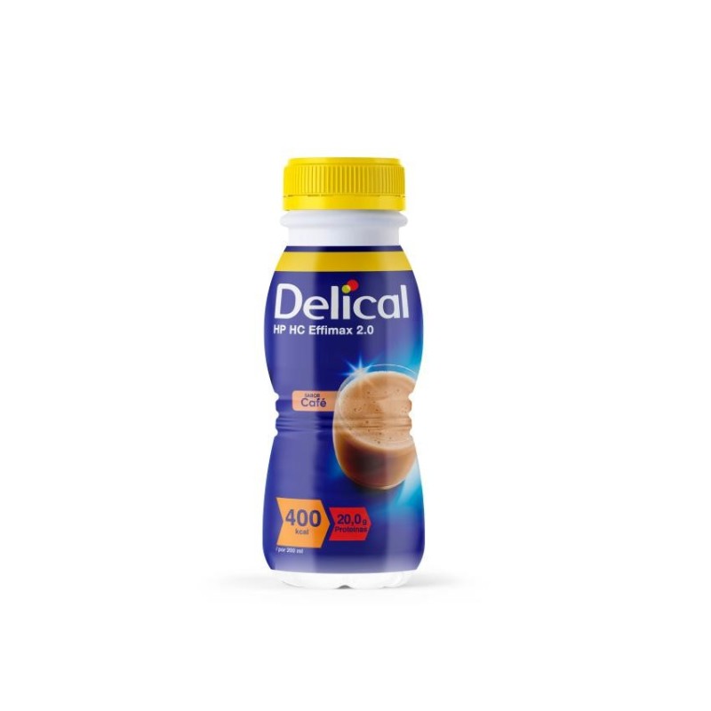 Delical Hp Hc Effimax 2.0 - 24 Botellas 200 ml Sabor Café