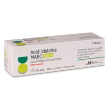 Acetilcisteina Mabo 600 mg 20 Comprimidos Efervescentes (sabor Naranja)