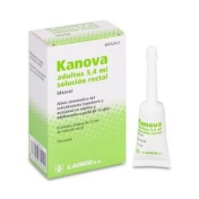 Kanova Adultos 6,75 g Solución Rectal 6 Enemas 7,5 ml