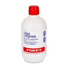Agua Oxigenada Foret 30 mg/ml Solución Cutánea y Concentrado para Solución Bucal 1 Frasco 500 ml