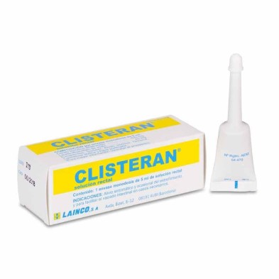 Clisteran 450 mg/ml + 45 mg/ml Solución Rectal 1 Enema 5 ml