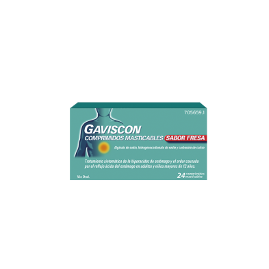 Gaviscon 24 Comprimidos Masticables (sabor Fresa)