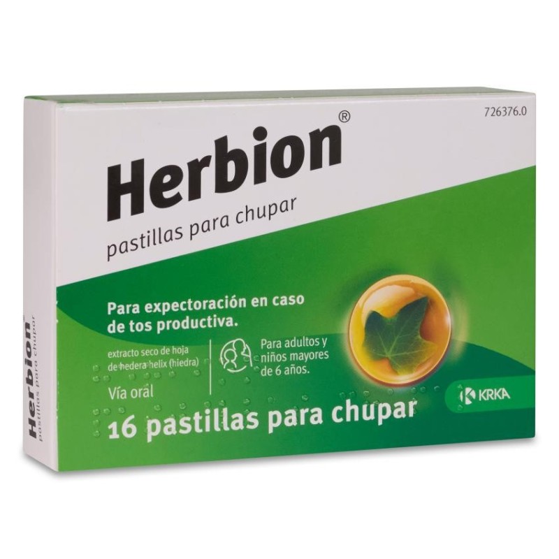 Herbion 16 Pastillas para Chupar