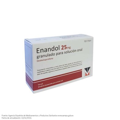 ENANDOL 25 MG 10 SOBRES GRANULADO PARA SOLUCION ORAL