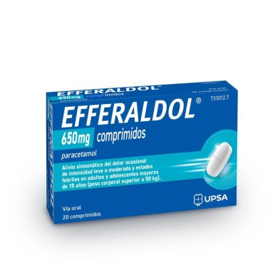 EFFERALDOL 650 MG 20 COMPRIMIDOS