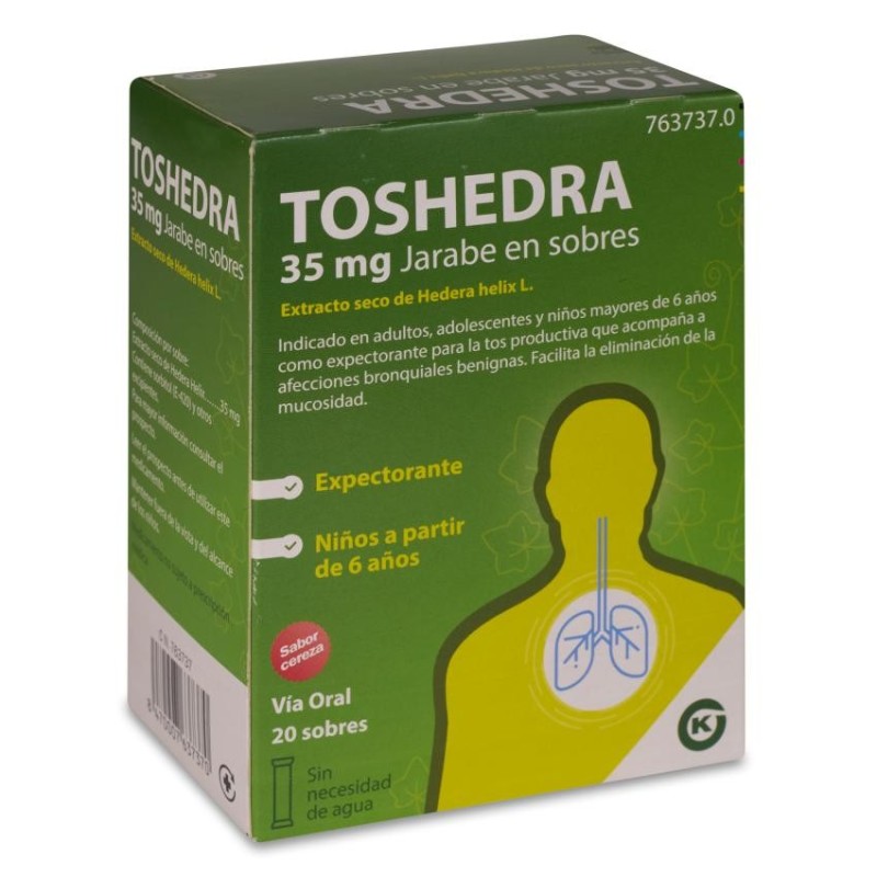 Toshedra 35 mg Jarabe 20 Sobres 5 ml
