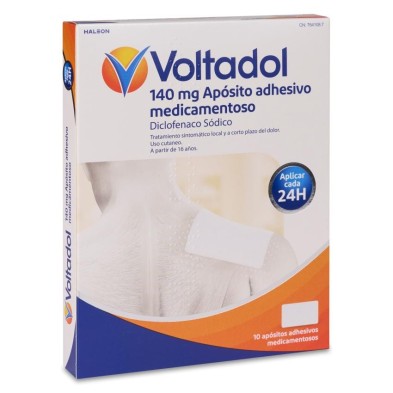 Voltadol 140 mg 10 Apósitos Adhesivos Medicamentosos