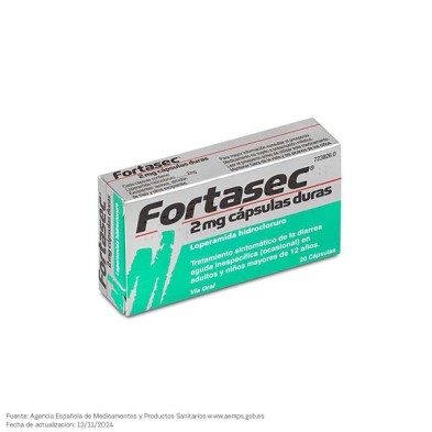 Fortasec 2 mg 12 Cápsulas