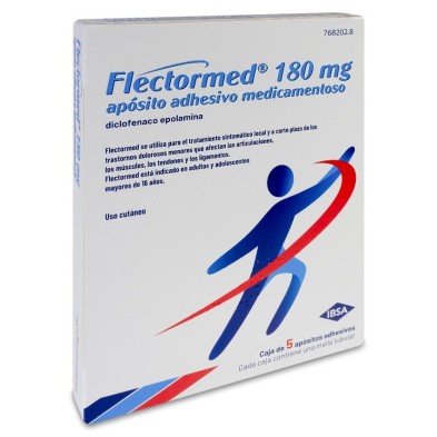 Flectormed 180 mg 5 Apósitos Adhesivos Medicamentosos