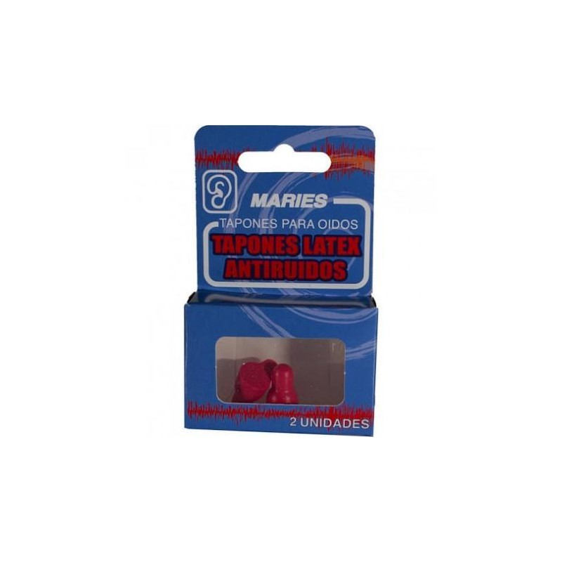 TAPONES OIDOS MARIES LATEX STOP RUIDO 2 UNIDADES
