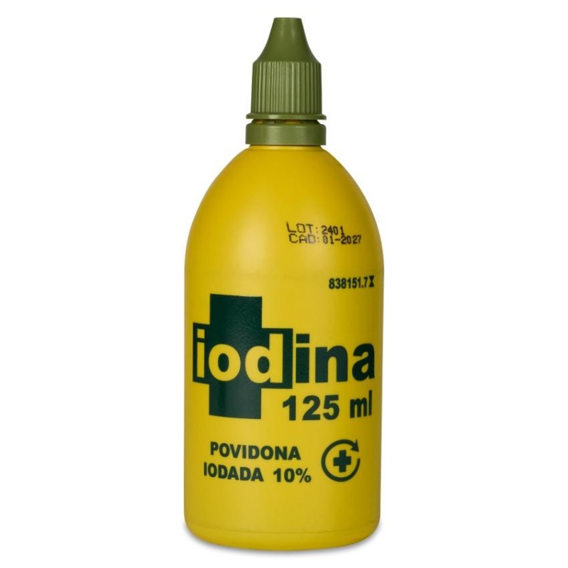 Iodina 100 mg/ml Solución Cutánea 1 Frasco 125 ml