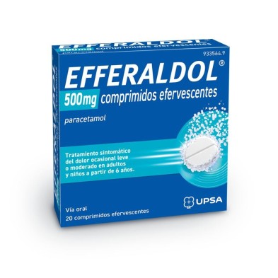 EFFERALDOL 500 MG 20 COMPRIMIDOS EFERVESCENTES