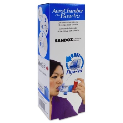 Aerochamber Plus Flow-vu Cámara de Inhalación 1 Unidad