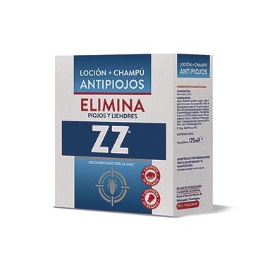 ZZ Loción + Champú Antipiojos 1 Envase 100 ml +125 ml