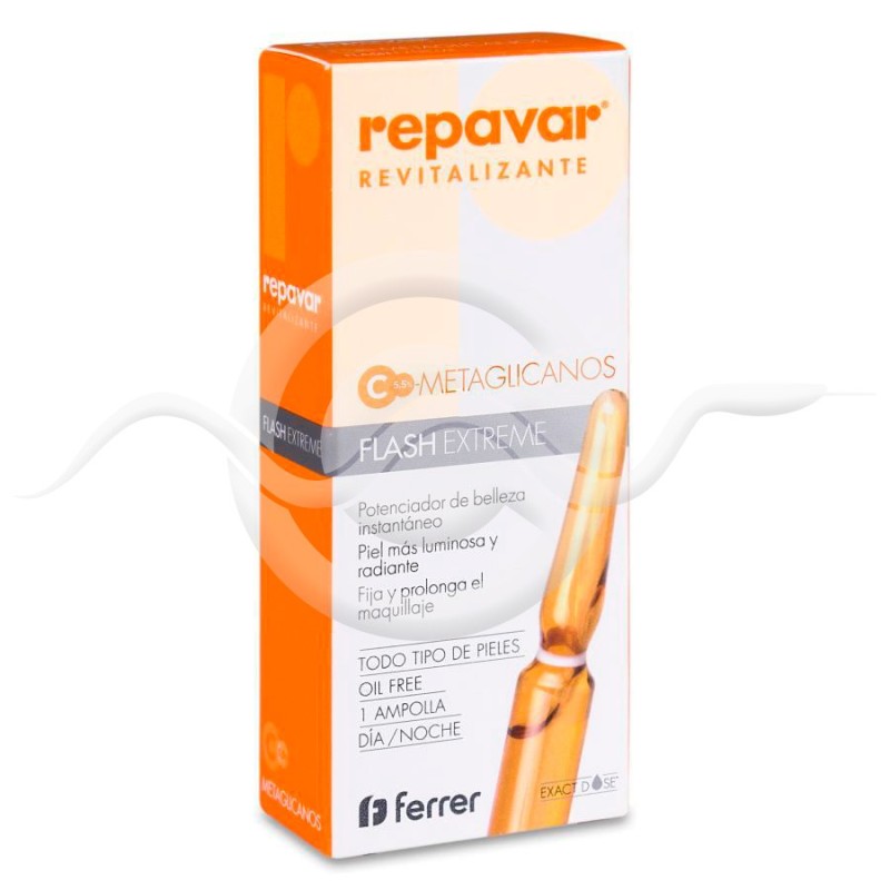 Repavar Revitalizante Ampollas Flash Extreme 1 Ampolla 1 ml
