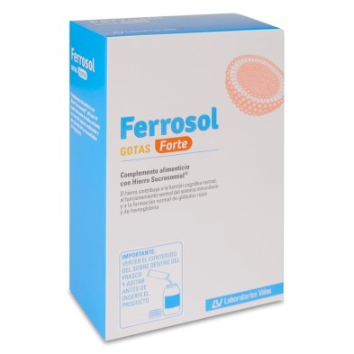 Ferrosol Gotas Forte 1 Frasco 30 ml + 1 Sobre 2,5 g