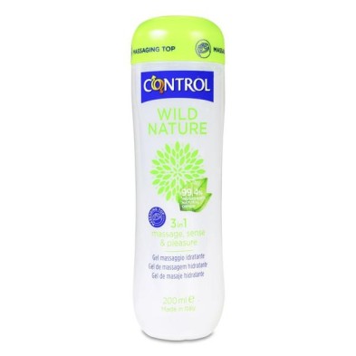Control Wild Nature 3 In 1 Gel de Masaje Hidratante 1 Envase 200 ml