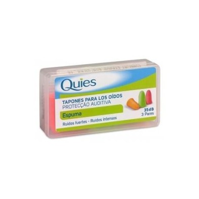 QUIES TAPONES OIDOS GOMA 6 UNIDADES