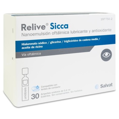 Relive Sicca 30 Ampollas Monodosis 0,4 ml
