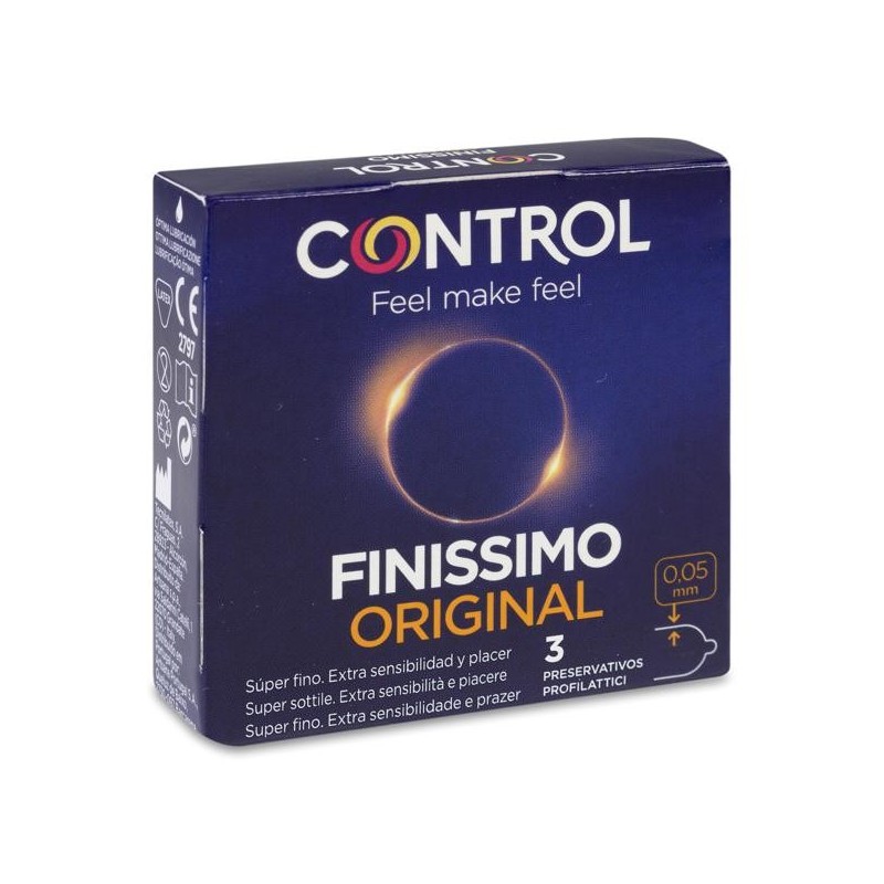 Control Finissimo Original Preservativos 3 Unidades