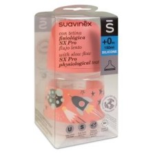 Biberón Tetina Silicona Fisiológica Suavinex Flujo m 150 ml