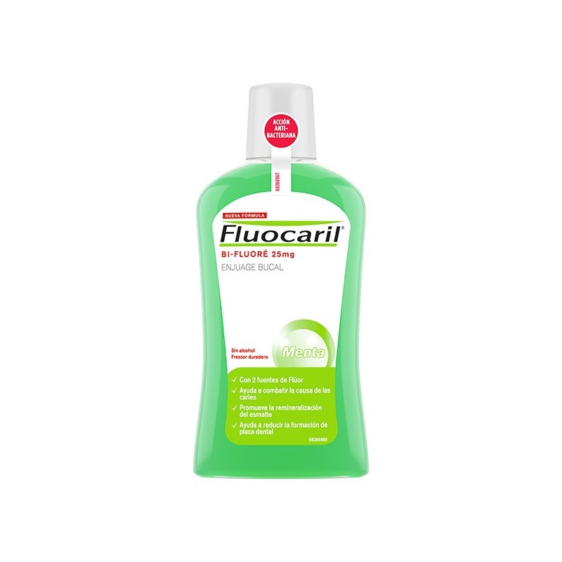 Fluocaril Bi-fluore 25 mg Enjuague Bucal 1 Botella 500 ml
