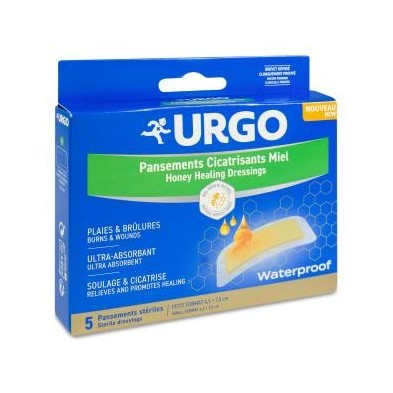 Urgo Apósitos Cicatrizantes Miel 5 Unidades 7,5 cm x 4,5 cm