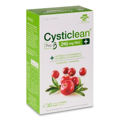 Cysticlean Pro-b 240 mg 30 Cápsulas