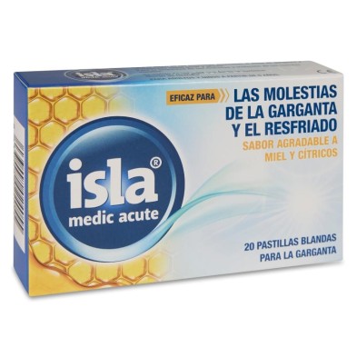 Isla Medic Acute 20 Pastillas Blandas Sabor Miel y Citricos