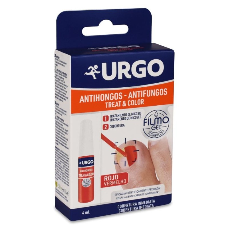 Treat & Color Antihongos 1 Frasco 4 ml Color Rojo