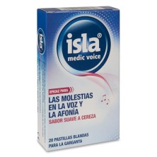 Isla Medic Voice 20 Pastillas Blandas Sabor Suave Cereza